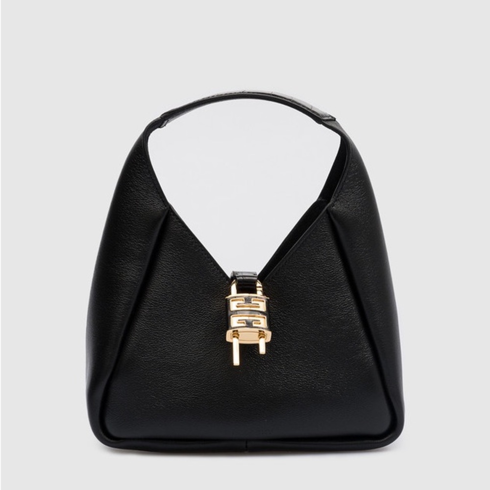 GIVENCHY Calfskin Mini G-Lock Hobo Black